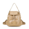 Zainetto in ecopelle con tasche e patta e chiusura a coulisse MB7062