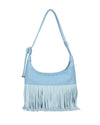 Borsa a spalla shopper in ecopelle Mariella Burani con frange MB714