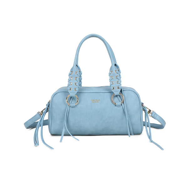 Borsa bauletto in ecopelle effetto vintage con frange Mariella Burani MB717