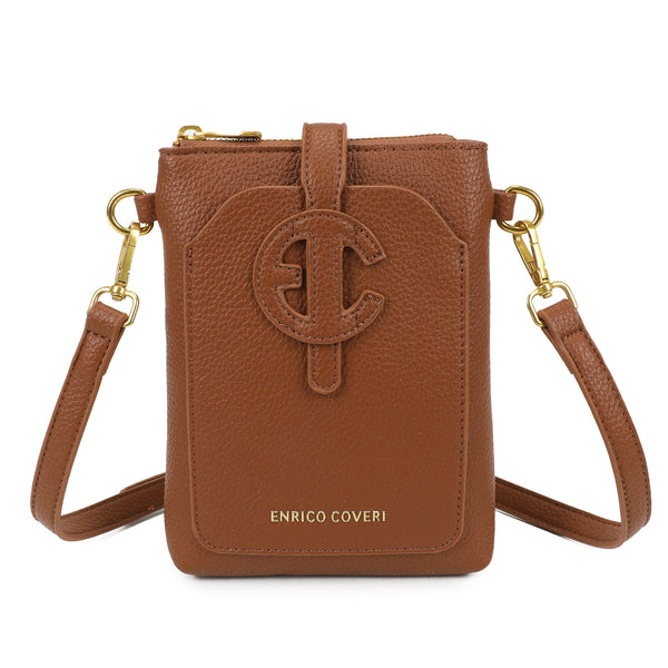 Borsetta a tracolla in ecopelle Enrico Coveri EC3302