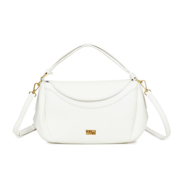 Borsetta a mano in ecopelle con patta Enrico Coveri EC2255