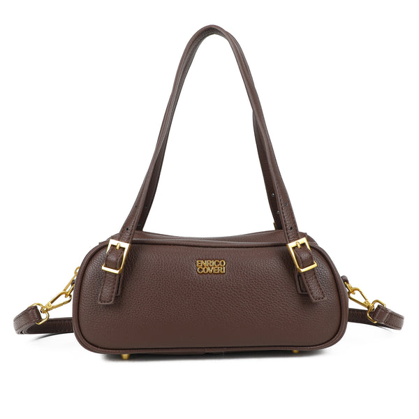 Borsetta a spalla a bauguette in ecopelle Enrico Coveri EC6247