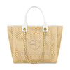 Borsa shopper in rafia ed ecopelle EC6275 Enrico Coveri