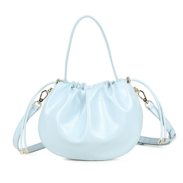 Borsa in ecopelle lucida Valentino Creations con chiusura a coulisse VC524