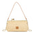 Borsa in rafia ed ecopelle a chiusura a scatto in metallo MB6313