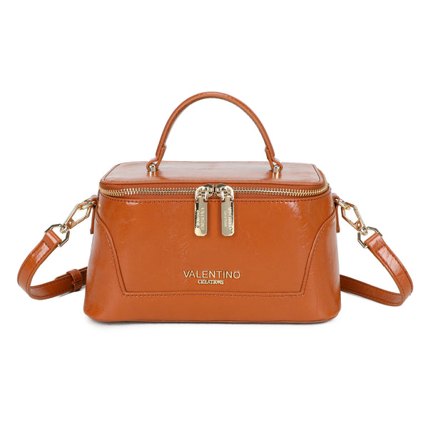 Borsetta bauletto trousse pochette in ecopelle lucida Valentino Creations VC2022