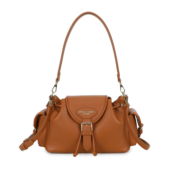 Borsa a spalla in ecopelle con patta e tasche laterali VC2012