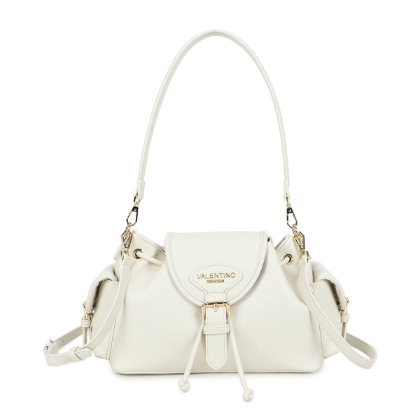 Borsa a spalla in ecopelle con patta e tasche laterali VC2012