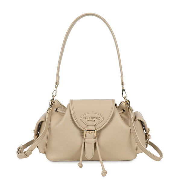 Borsa a spalla in ecopelle con patta e tasche laterali VC2012