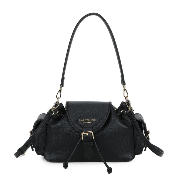 Borsa a spalla in ecopelle con patta e tasche laterali VC2012