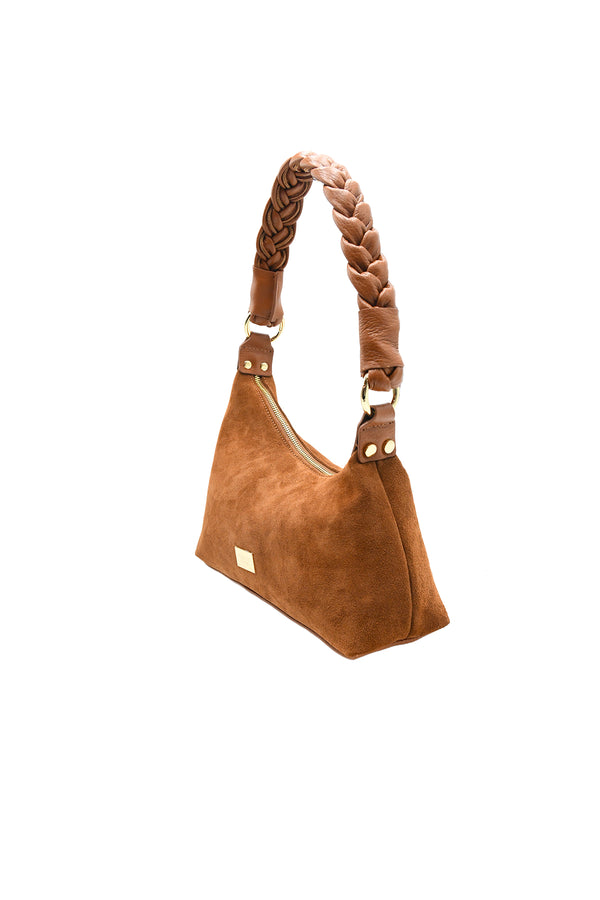 Borsa a spalla con manico intrecciato in vera pelle VALENTINO Creations V950