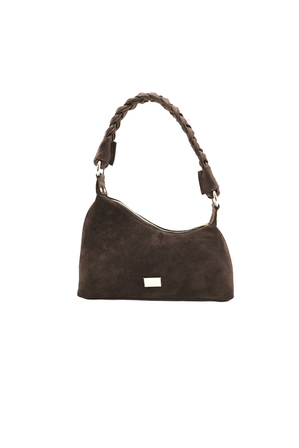 Borsa a spalla con manico intrecciato in vera pelle VALENTINO Creations V950