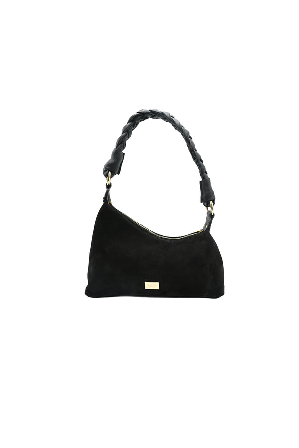 Borsa a spalla con manico intrecciato in vera pelle VALENTINO Creations V950