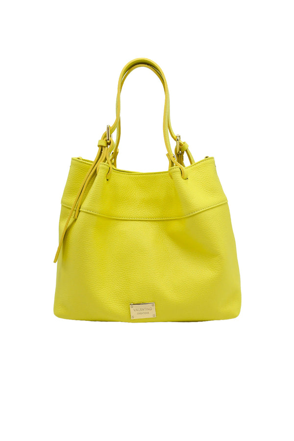 Borsa a mano shopper elegante VALENTINO Creations in vera pelle martellata V960