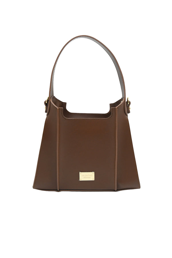 Borsa a spalla elegante in pelle liscia VALENTINO Creations V956