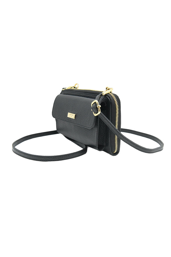 Portafoglio borsetta a tracolla in vera pelle VALENTINO Creations V871