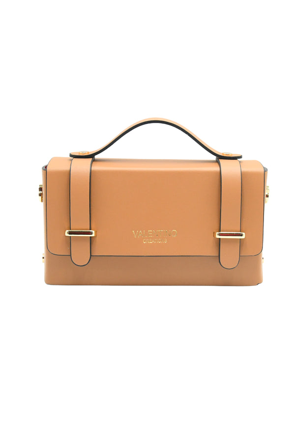 Borsa in vera pelle V853G con inserti in acciaio inox VALENTINO Creations misura grande