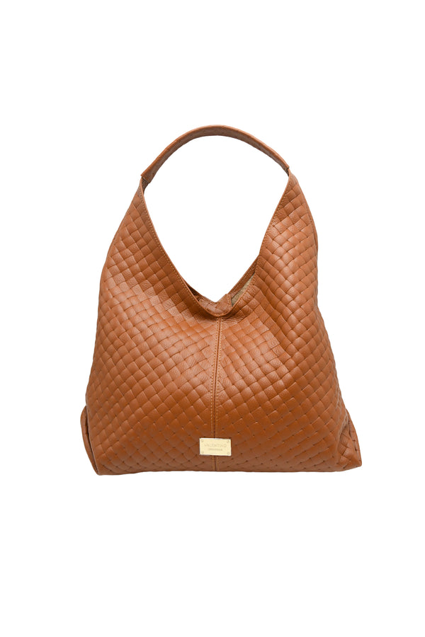 Borsa shopper trapuntata in vera pelle con pochette interna Valentino Creations V972