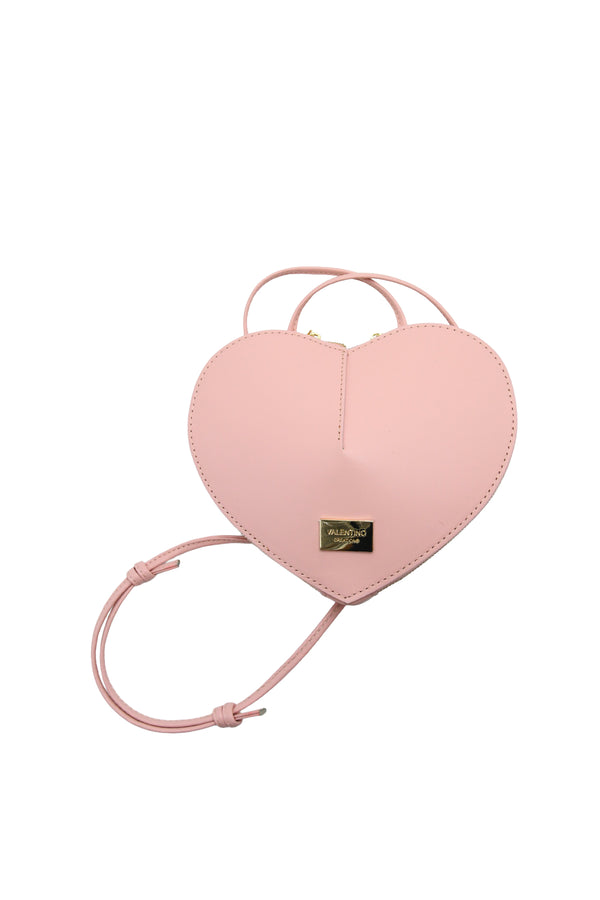 Nuova Borsetta a cuore in vera pelle Ruga V875
