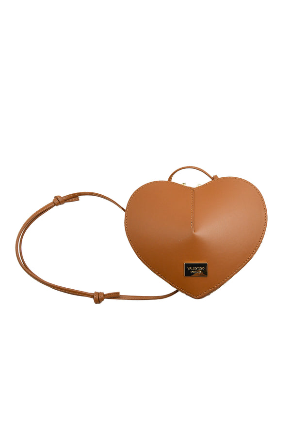 Nuova Borsetta a cuore in vera pelle Ruga V875