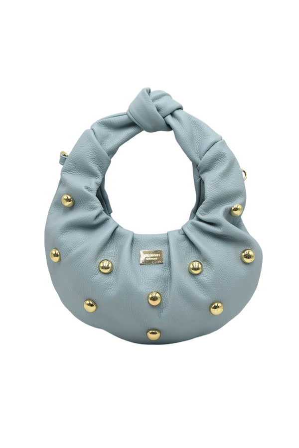 Borsetta a mano e a spalla in vera pelle martellata Valentino Creations V980