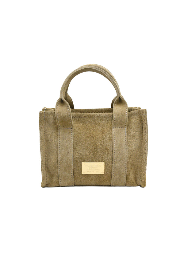 Borsa quadrata in vera pelle scamosciata VALENTINO Creations V889C
