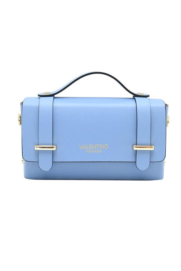 Borsa in vera pelle V853G con inserti in acciaio inox VALENTINO Creations misura grande