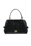Borsa a bauletto in vera pelle stampa coccodrillo Valentino Creations V985COC