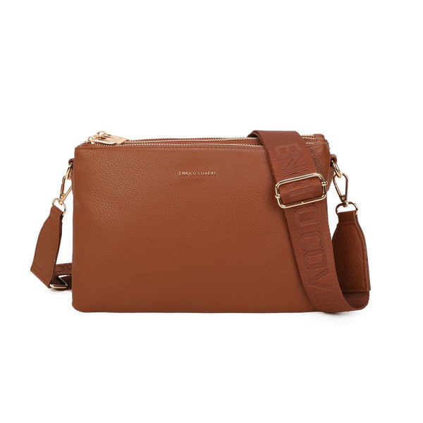 Multi pochette midi Enrico Coveri in ecopelle con tracolla logata EC2243