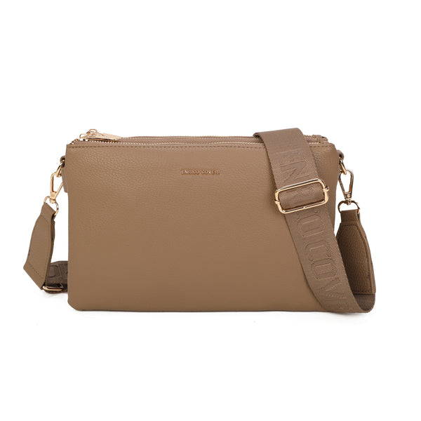 Multi pochette midi Enrico Coveri in ecopelle con tracolla logata EC2243