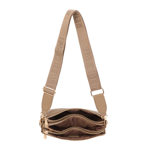 Multi pochette midi Enrico Coveri in ecopelle con tracolla logata EC2243