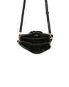 Borsetta pochette in ecopelle con catena a tracolla e fiore ECG609