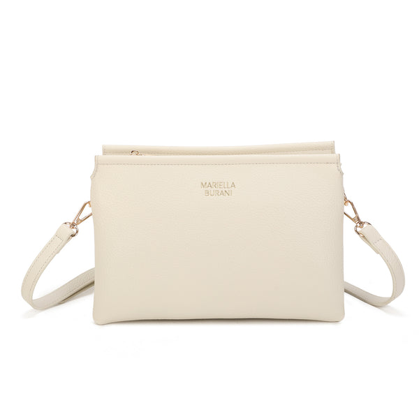 Pochette a tracolla in ecopelle multicomparto Mariella Burani MB025