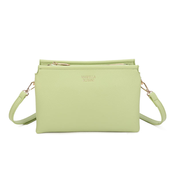 Pochette a tracolla in ecopelle multicomparto Mariella Burani MB025