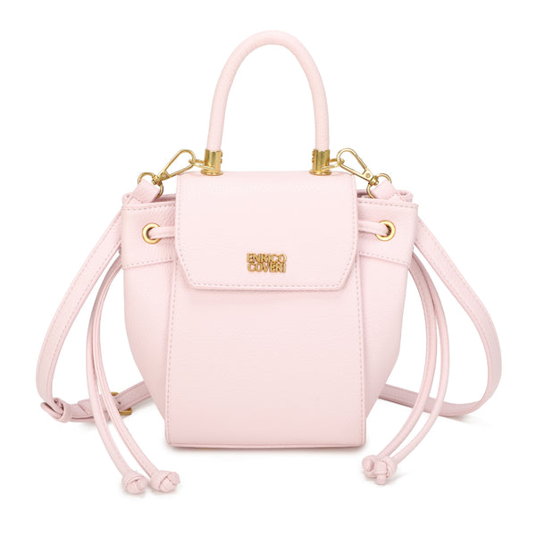 Borsa Enrico Coveri in ecopelle a coulisse con patta EC2266