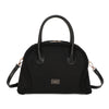 Borsa bauletto in ecopelle scamosciata e bordo in fur sintetica MB052