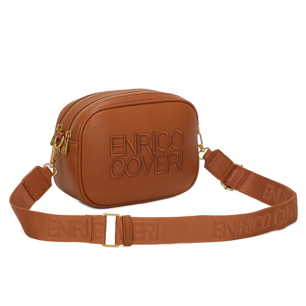 Borsa in ecopelle camera bag a 2 scomparti Enrico Coveri EC2242