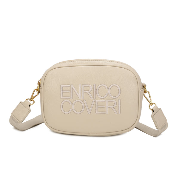 Borsa in ecopelle camera bag a 2 scomparti Enrico Coveri EC2242