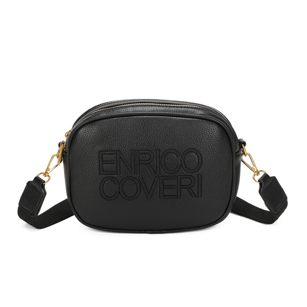Borsa in ecopelle camera bag a 2 scomparti Enrico Coveri EC2242