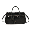 Bauletto in ecopelliccia Mariella Burani con cinturino decorativo MB049