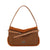 Borsa spalla in ecopelle scamosciata con bordo in pelliccia sintetica MB051