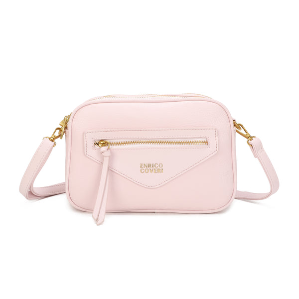 Borsa a tracolla camera bag multicomparto Enrico Coveri in ecopelle EC7057