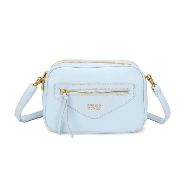 Borsa a tracolla camera bag multicomparto Enrico Coveri in ecopelle EC7057