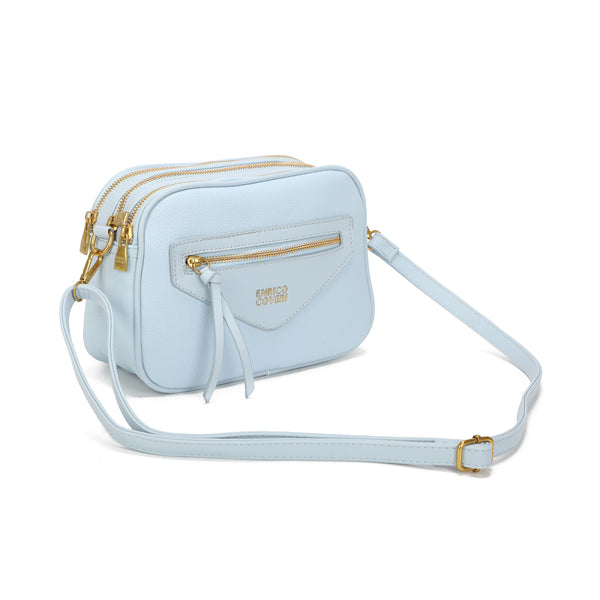 Borsa a tracolla camera bag multicomparto Enrico Coveri in ecopelle EC7057