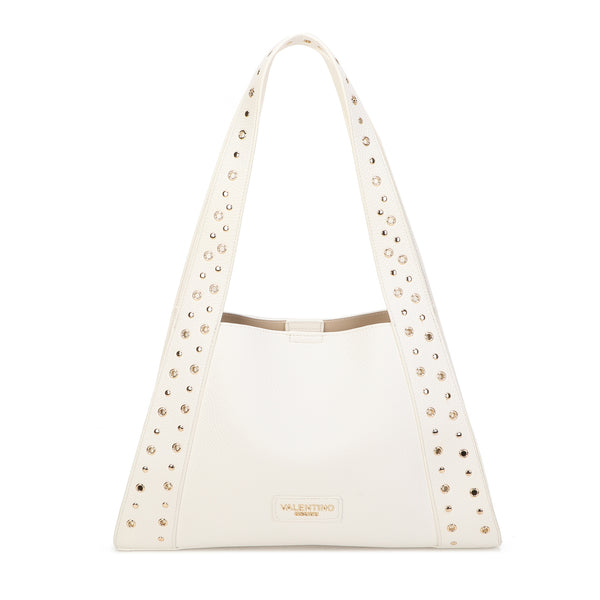 Borsa a spalla in ecopelle con decorazioni in metallo Valentino Creations VC2014