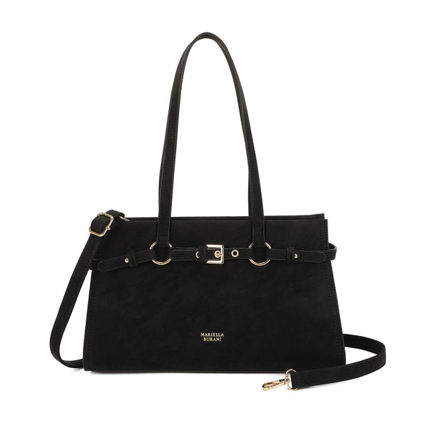 Borsa bauletto a spalla Mariella Burani in ecopelle scamosciata MB7108