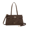 Borsa bauletto a spalla Mariella Burani in ecopelle scamosciata MB7108