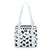 Borsa tipo secchiello traforato in ecopelle con pochette MB6314