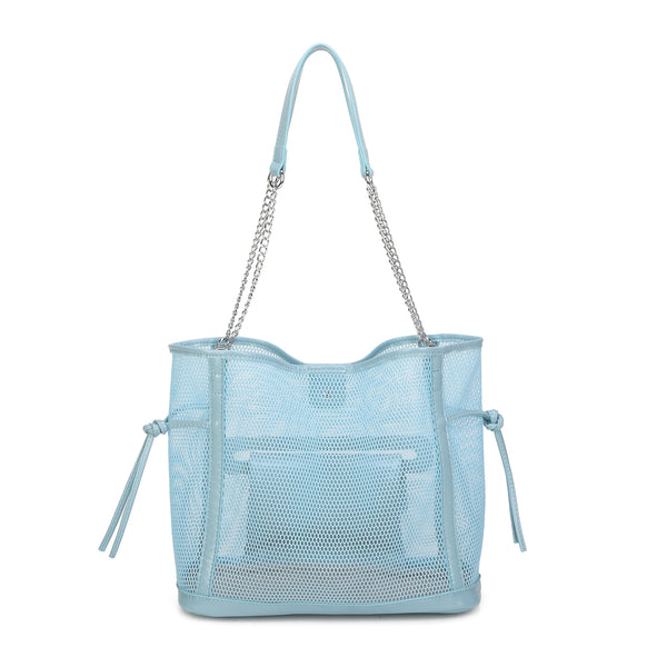 Borsa mare traforata Mariella Burani con coulisse e tasca frontale MB6307