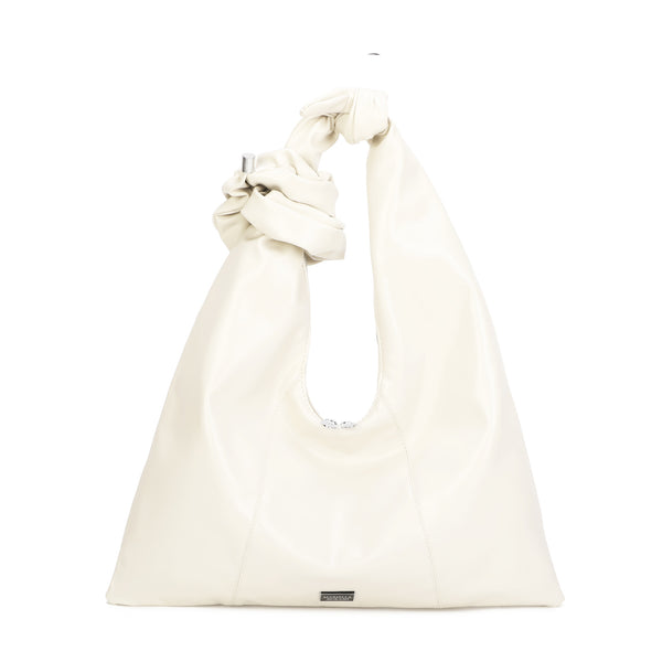 Borsa spalla a sacca morbida in ecopelle con manico a nodi MB6315